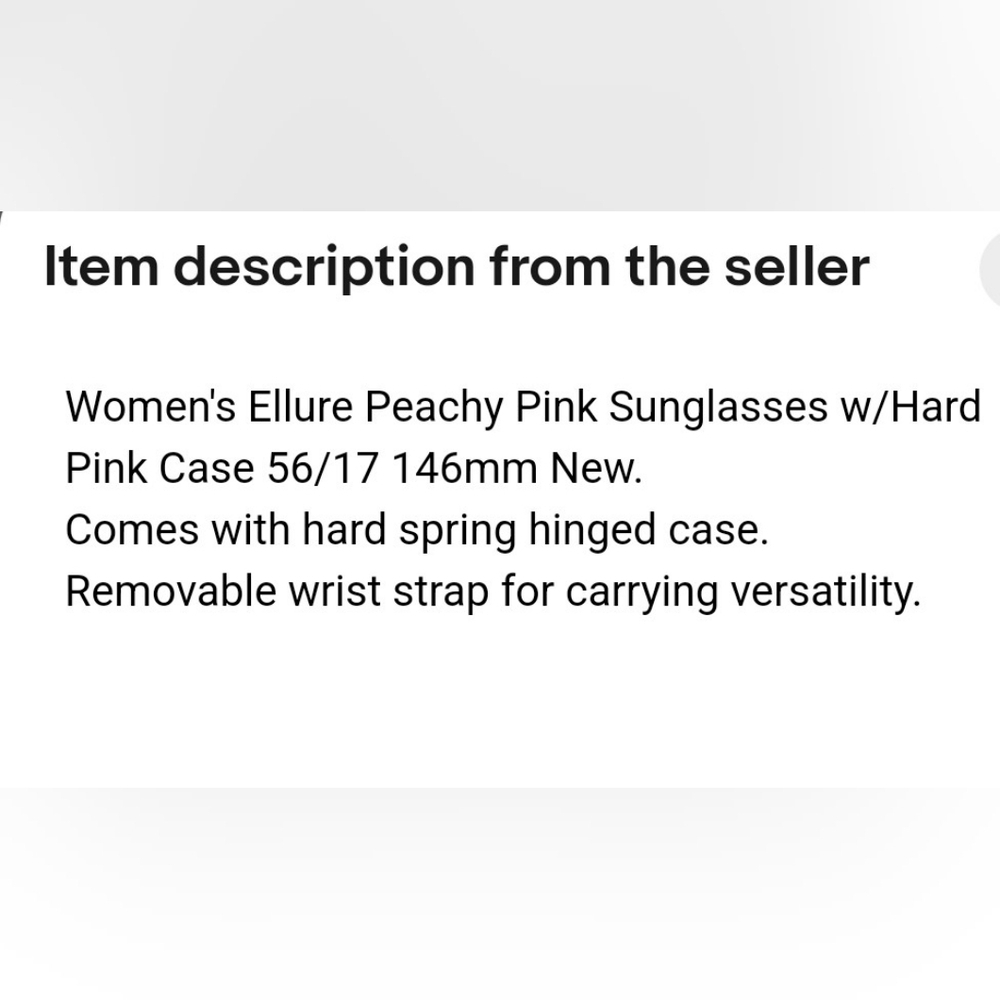 ❣️NWT PEACH SUNGLASSES - Picture 4 of 10
